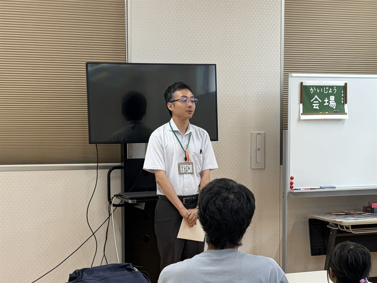 南千住図書館館長による挨拶